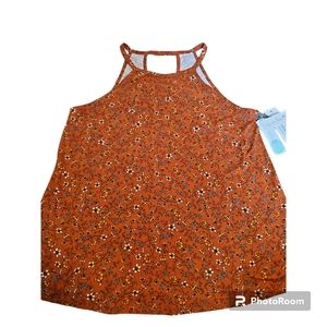 Nine Britton Blaine Back Keyhole Knit Halter Top Stitch Fix NWT